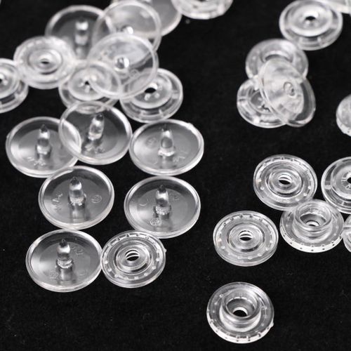 product_image_name-Generic-1000 PCS boutons-pression en plastique transparent T5 12mm-4