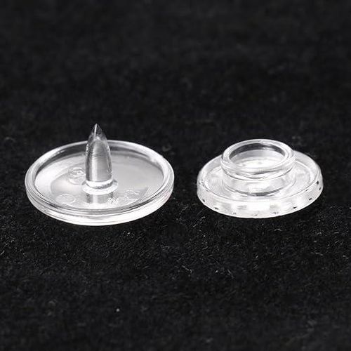 product_image_name-Generic-1000 PCS boutons-pression en plastique transparent T5 12mm-5
