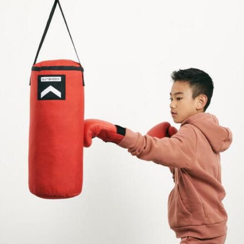 Generic Sac de Boxe Avec Gants Pour Enfant Taille 52cm et Poids de 5kg  Tissu Synthétique à prix pas cher