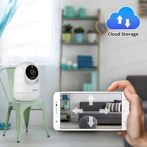 Generic Caméra de surveillance intérieure sans fil moniteur de sécurité  suivi automatique Wi-Fi