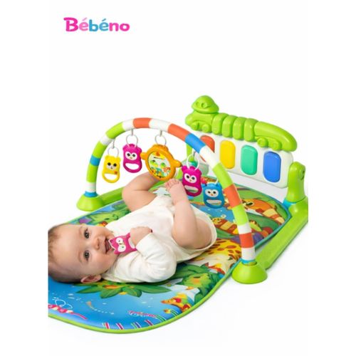 product_image_name-Generic-Tapis d’Éveil Bébé avec Piano Musical – Baby Fitness Piano avec Arche de Jeux et Sons-1