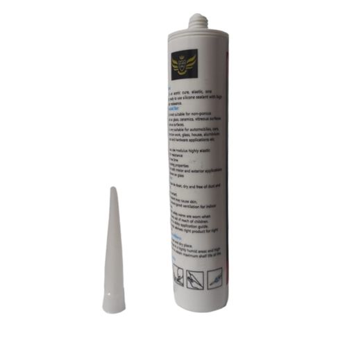 Generic Cartouche de mastic adhésif en silicone pour usage général,  fenêtre,porte,verre à prix pas cher