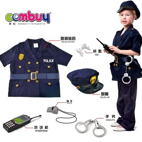 Generic déguisement policier avec plusieurs accessoires pour