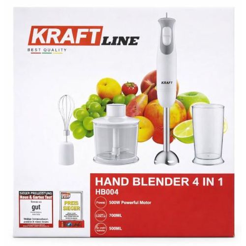 product_image_name-Kraft line-Mixeur Plongeant 4-en-1  – Avec Accessoires Multifonctions-1