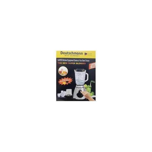 product_image_name-Generic-Deutschmann Mixeur 1000 W blender 5 vitesses 1,5 litres + moulin à épice en verre-2