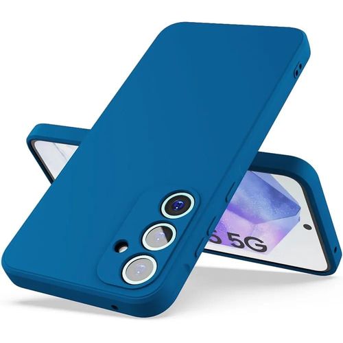 product_image_name-Generic- جراب سيليكون لهاتف سامسونج جالاكسي A55 5G باللون الازرق -3
