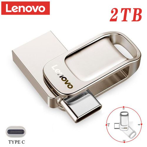 Lenovo Clés USB 3.0 (Type-c et usb 3.0/2.0)1900 GB/2TB à prix pas
