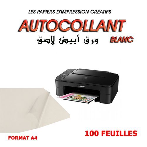 Papier autocollant vinyle imprimable pour cricut, Maroc