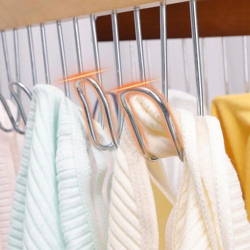 product_image_name-Generic-Cintre en bois multifonctionnel pour vêtements, 8 crochet-4