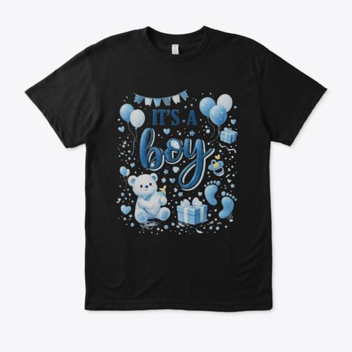 Generic T Shirt Naissance Garçon  - Black