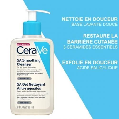 Nettoyant Acide Salicylique, Pour une peau lisse