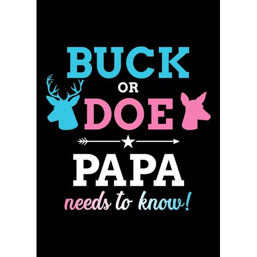 product_image_name-Generic-Gender reveal buck or doe   Poster Chambre Haute Qualité-1