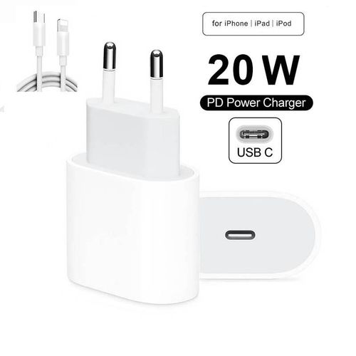 Generic chargeur pour iphone 20W chargeur rapide pour iPhone 7 8 X