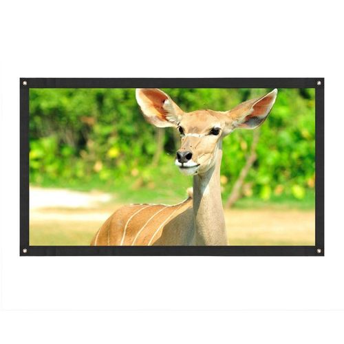 16:9 Home Projection Screen Soft Polyester Film Theater Movie Video