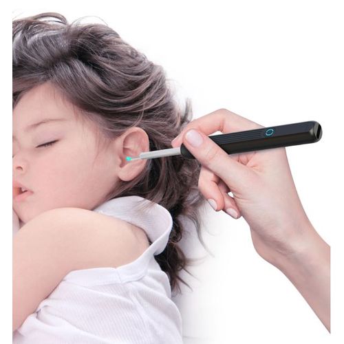 Generic Nettoyeur d'oreilles sans fil intelligent avec otoscope