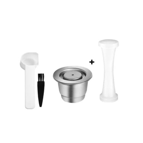 Generic Capsule inox compatible Nespresso + tamper capsule