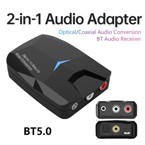 Generic Convertisseur Audio Bluetooth 5.0 Adaptateur numérique vers  analogique sans fil à prix pas cher