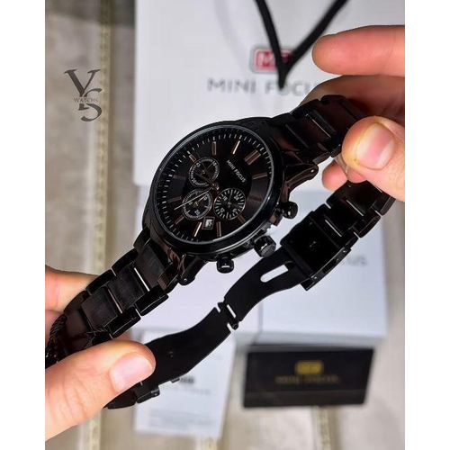 product_image_name-MINI FOCUS-Montres de dress pour hommes en acier inoxydable Chronographe de luxe Quartz Montre-bracelet Homme Full Black-5