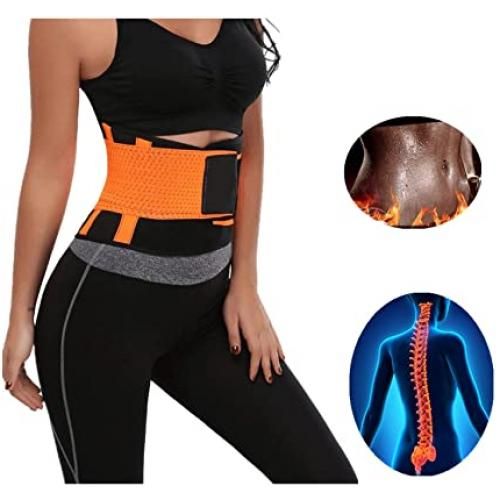 Generic Ceinture de Sudation Ceinture Abdominale Ajustable Homme