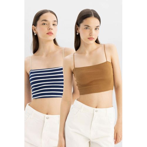 product_image_name-Defacto-مجموعة من قطعتين توب كروب مضلع بحمالات-1