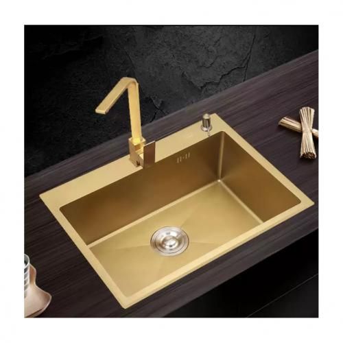 product_image_name-SM-Evier pour cuisine  couleur gold en inox 55X45cm-1