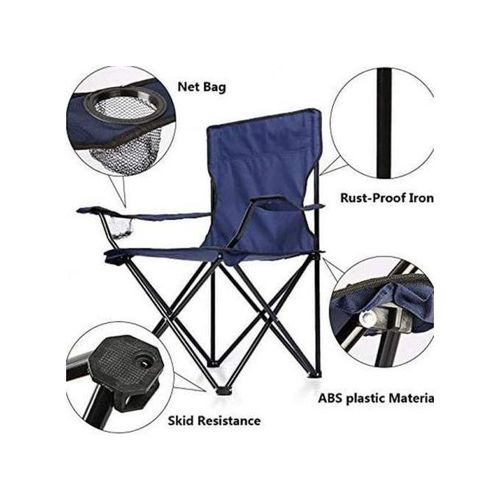 product_image_name-Generic-Pack 2 Chaise de Camping pliante, Portable, pour la plage, la pêche, le pique-nique...-4