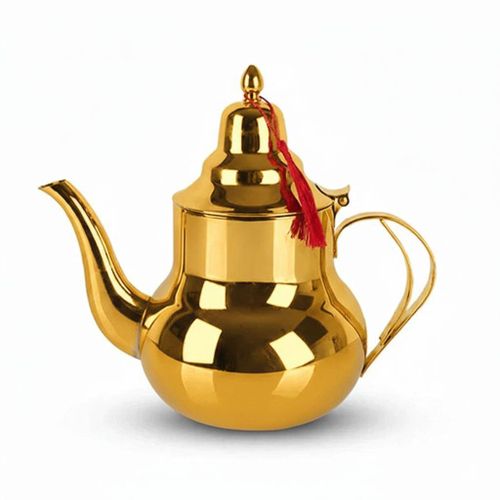 product_image_name-Generic-Théière Royale Traditionnelle en Acier Inoxydable - 0.6 Litre-6