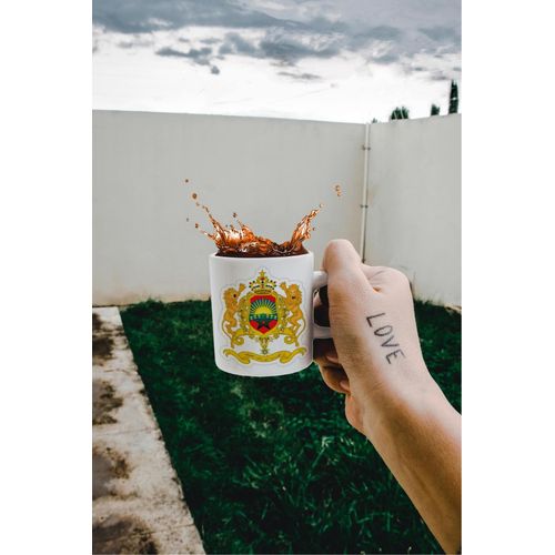 product_image_name-Generic-Symbole de Trône marocain - Mug personnalisé avec dessin des lions et trone. Tasse pour cadeaux, souvenirs...de haute qualité -2