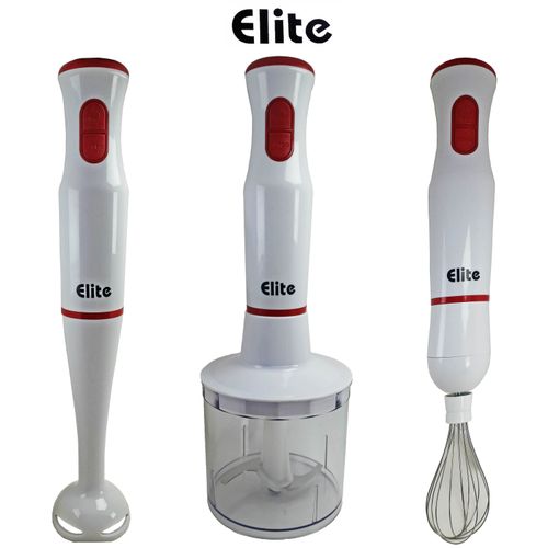 Elite Mixeur Plongeant 4en1 - Deux Vitesses, Mélangeur électrique, batteur,  Hand Mixer à prix pas cher