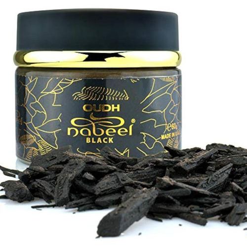 product_image_name-Nabeel- Encens Bakhoor noir Oudh de Boîte de 60 g d'encens Bakhoor authentique aux copeaux de bois arabes-1