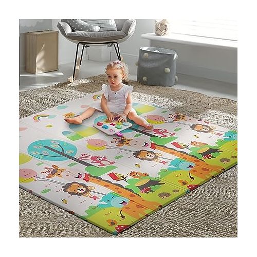 Mon Bebe apis de Jeux Bebe Pliable Reversible Tapis éveil Bébé