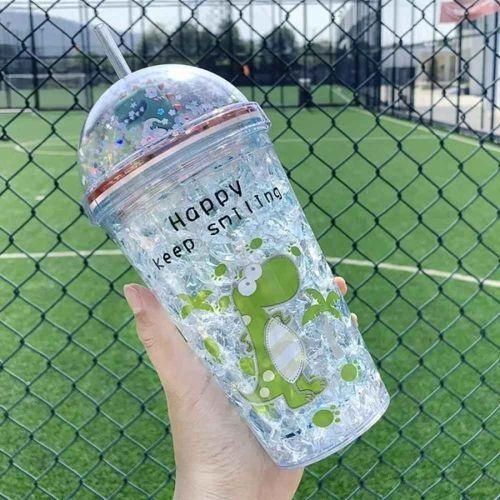 product_image_name-Generic-Tasse de voyage dinosaure avec paille-Gobelet de fête pour pique-nique, fête (colleur aléatoire)-2