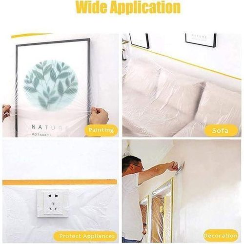 product_image_name-Generic-غطاء حماية بلاستيكي للأثاث والأرضيات أثناء أعمال التجديد، مع شريط-8