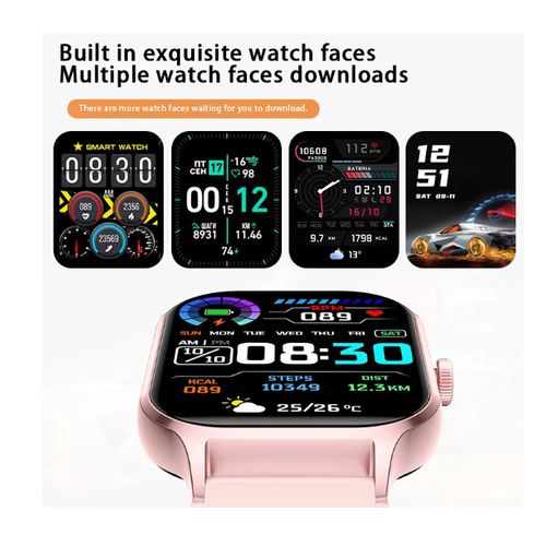 Generic Montre connectée pour les femme élégante ,bracelet de Sport,appels  Bluetooth à prix pas cher