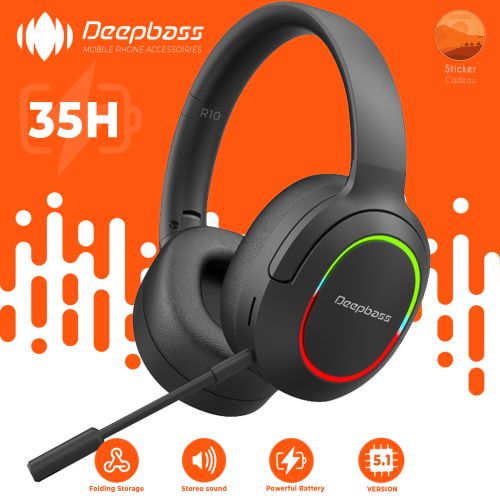 Deep Bass Casque Gamer Sans fil bluetooth casque PC 7.1 son