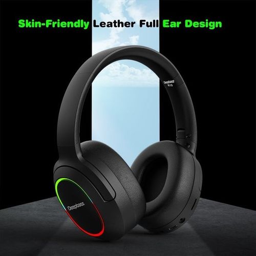 Deep Bass Casque Gamer Sans fil bluetooth PC 7.1 son round Xbox playstation  RGB R10 à prix pas cher