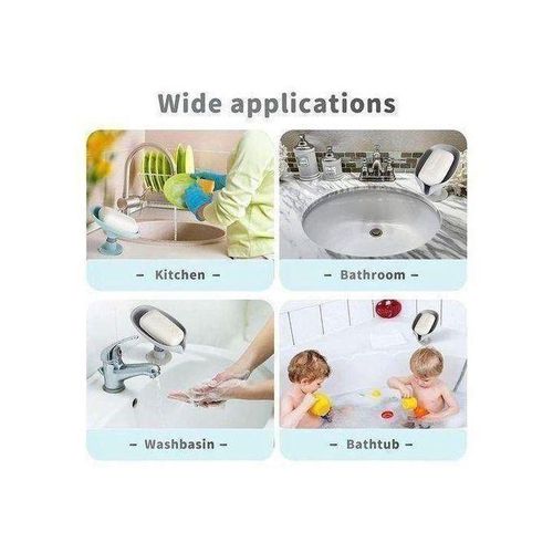 product_image_name-Generic-Porte - savon perforé gris avec égouttoir et ventouse-4