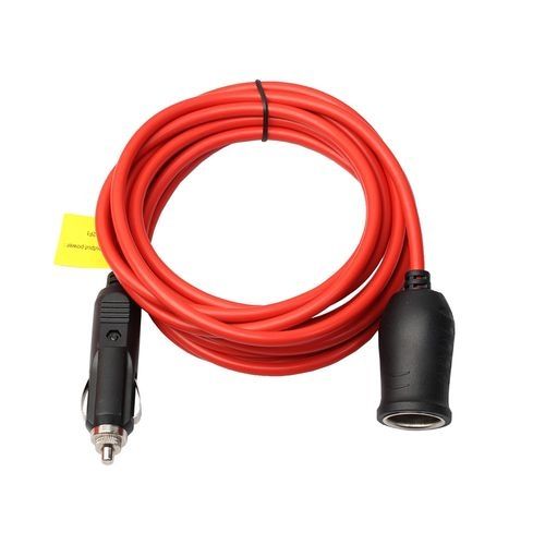 Adapter 24V 12FT Foot Heavy Duty Extension Cord With Cigarette Lighter Plug 3.5m Plastic-Red