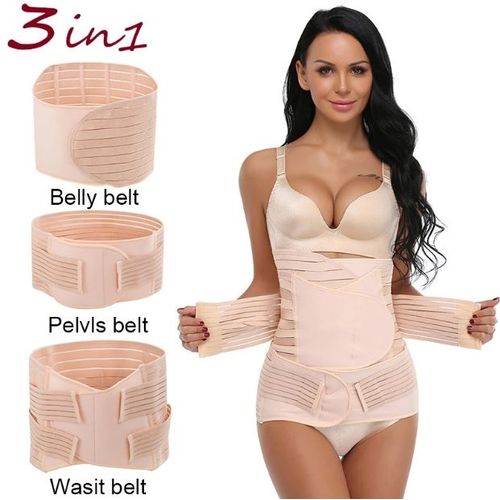 Generic Ceinture de soutien de récupération post-partum 3IN1