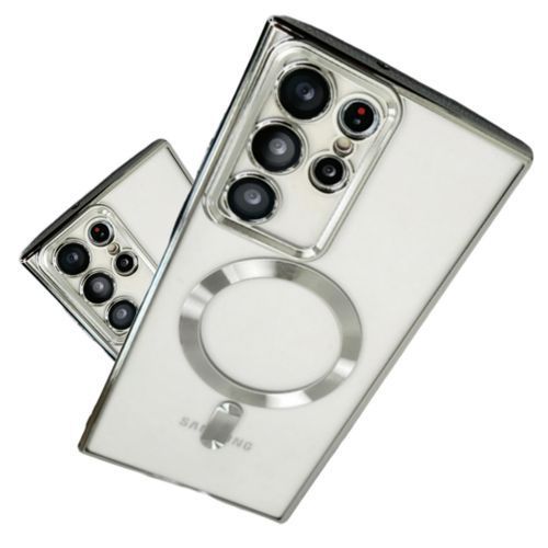 product_image_name-Generic-Coque Compatible Avec Samsung Galaxy S24 ULTRA Souple Transparente Charge sans fil silver-3