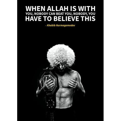 product_image_name-Generic-Khabib nurmagomedov  Poster Chambre Haute Qualité-1