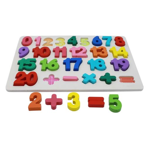 Generic Puzzle en Bois Numéroté de 1 à 20 : Apprendre en S'amusant! à  prix pas cher