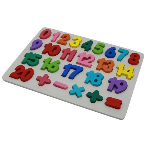 Generic Puzzle en Bois Numéroté de 1 à 20 : Apprendre en S'amusant! à  prix pas cher