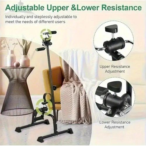 product_image_name-Generic-Pédalier d’exercice 2 en 1, mini vélo d’appartement assis, pédalier rééducation jambes et bras, appareil fitness seniors, résistance réglable maison-7