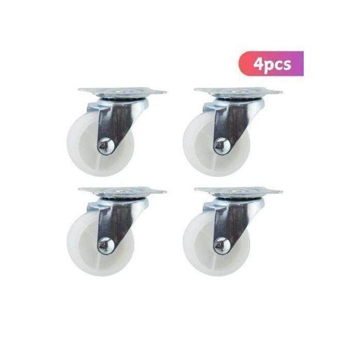 product_image_name-Generic-Lot de 4 roulettes pivotantes 360°, Roues en nylon avec plaque métallique, robustes et silencieuses-1