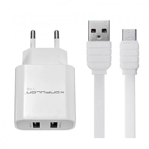 Chargeur adaptateur blanc usb 5v pour smartphone