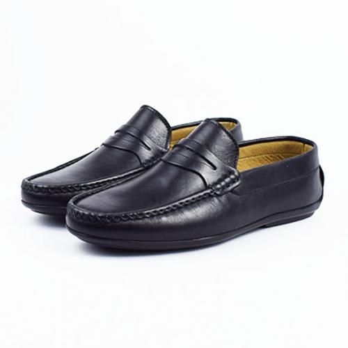 Mocassin cuir 2025 homme pas cher