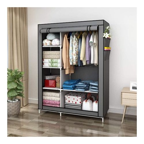 Armoire Penderie en tissu Rangement de vêtement Placard de