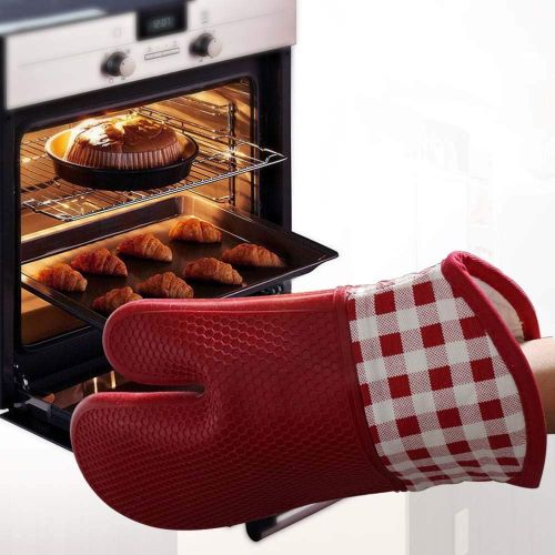 Gants De Four Pour Barbecue, 1 Main, Gants En Silicone, Haute Température,  Anti-brûlure, Isolation 500/800 Degrés, Micro-ondes - Barbecue Outils -  AliExpress