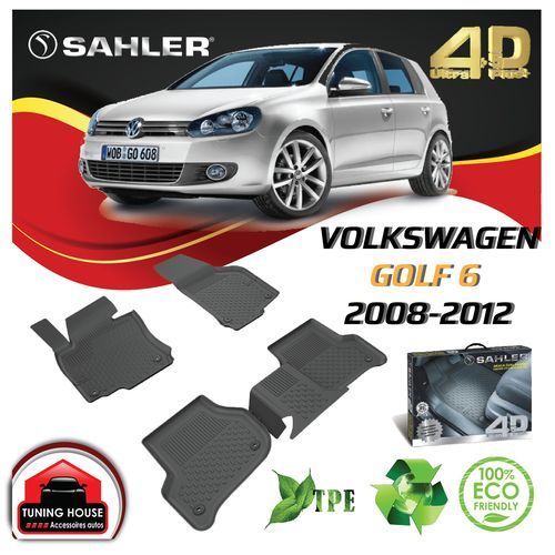 Tapis en caoutchouc pour Volkswagen Golf VI